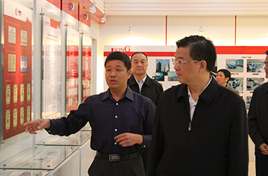 福建省委常委、省紀委書記倪岳峰調研虹潤公司